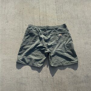 Carhartt Olive Cargo Shorts